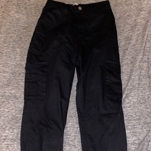 Black Cargo Pants